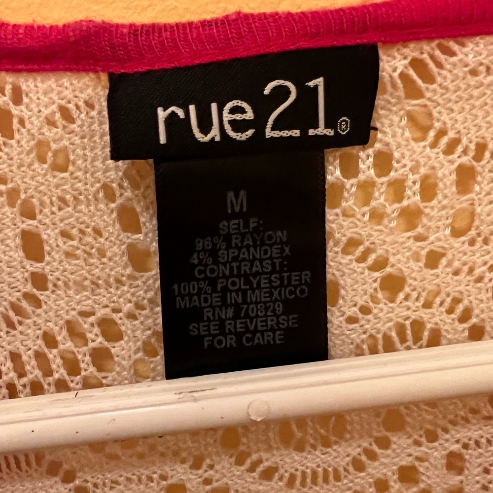 🎈Pink Rue21 Cardigan - Picture 3 of 4